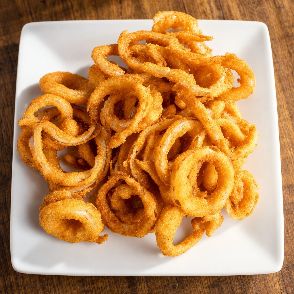 Hand-Cut Onion Rings.