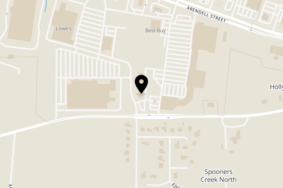 Map showing the location of Morehead Burger Company on 278 NC-24 L in Morehead City